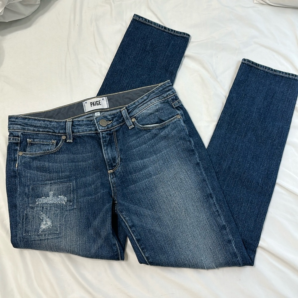 PAIGE Skyline Ankle Peg Jeans 27
